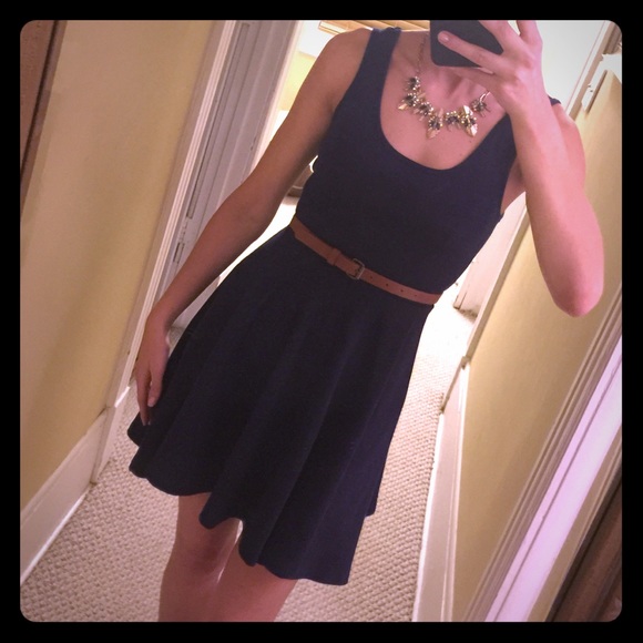 Navy blue dress