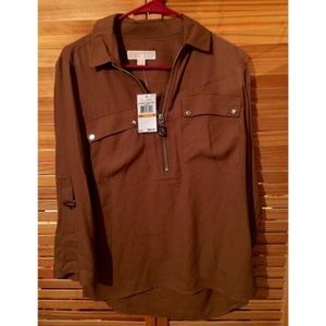 Brown Michael Kors shirt👚