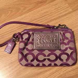 Authentic Coach Wristlet.