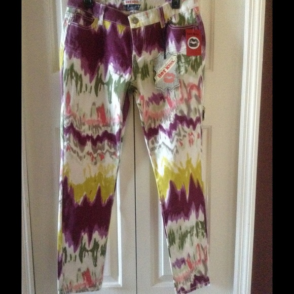 Multicolored Denim Jeans!! - Picture 1 of 2