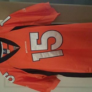 On field Tebow jersey