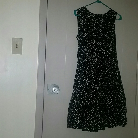 Black Polka dot Dress - Picture 3 of 3