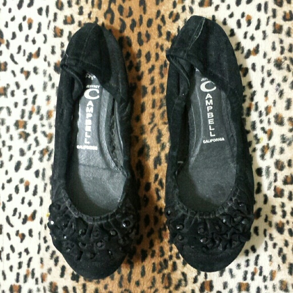 Black Jeffrey Campbell Flats