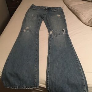 american eagle wide leg size 4 xtra long