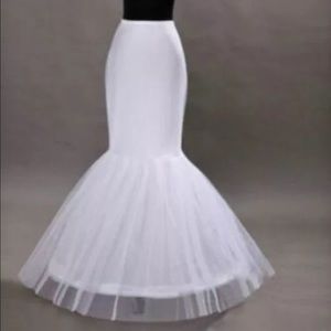 Hoop fishtail mermaid skirt wedding dress