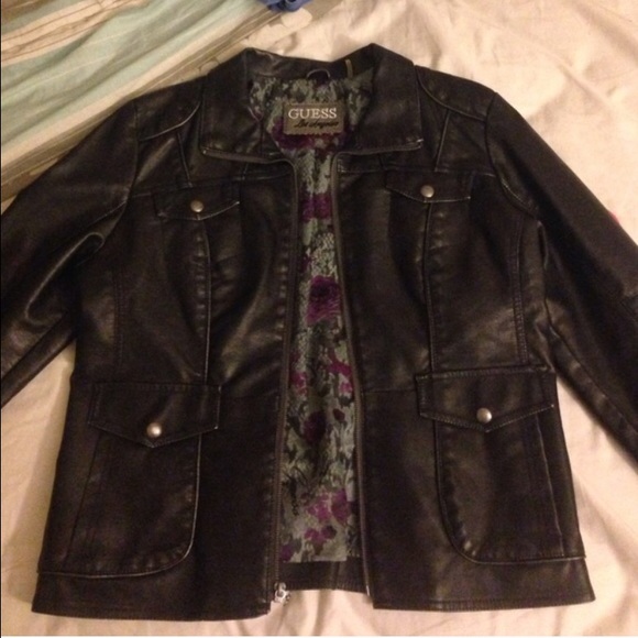 Guess leather jacket - Picture 1 of 4
