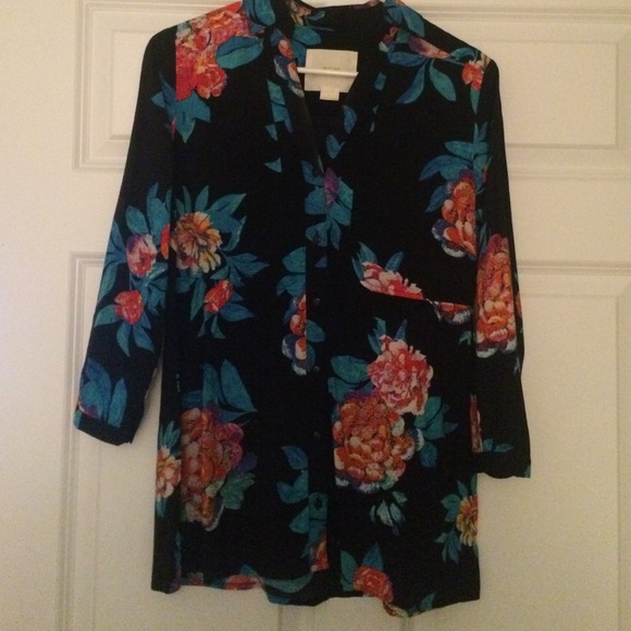 Anthropologie Blouse--add some color 2 your winter