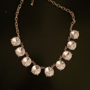Gold/Diamond Preppy Statement Necklace