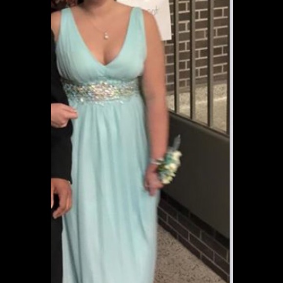 Light Blue Prom Dress 2015 - Picture 1 of 4