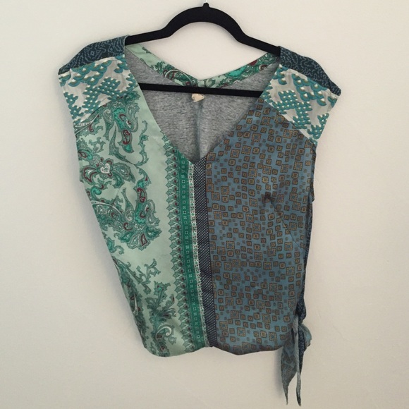 beautiful multicolored Anthro shirt - Picture 1 of 4