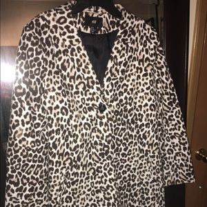 H&M Leopard print jacket
