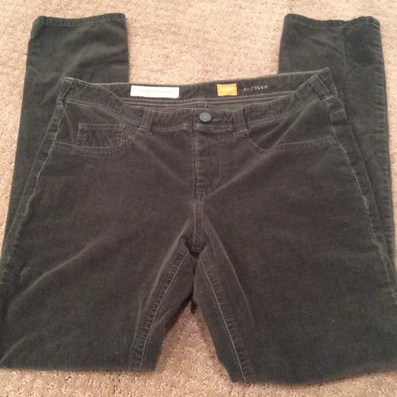 Anthropologie Pants - REDUCED! Anthropologie grey skinny stretchy cords.
