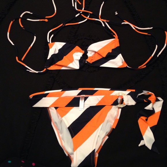 Victoria's Secret striped bathing suit