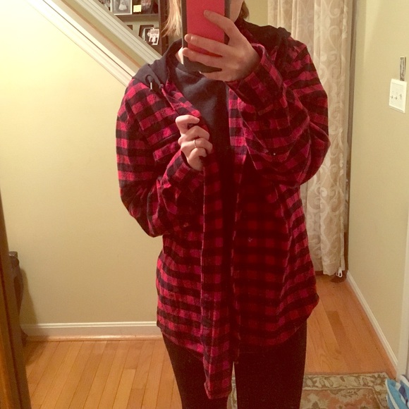 Flannel Hoodie