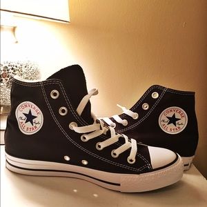 NEW Black Hi Top Converse
