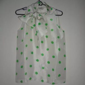 NWOT Kate Spade necktie blouse. Size 2