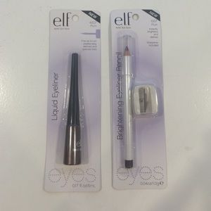 E.l.f. Liquid and Pencil Eyeliner in Plum