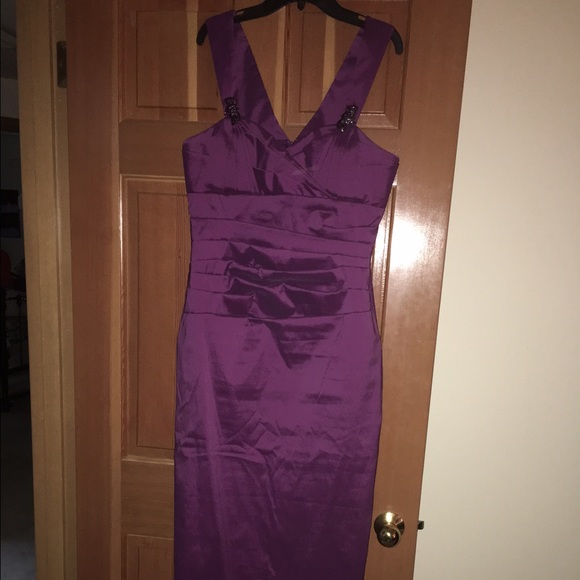 Long formal gown.