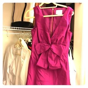 KATE SPADE Fushia Bow Dress- 6