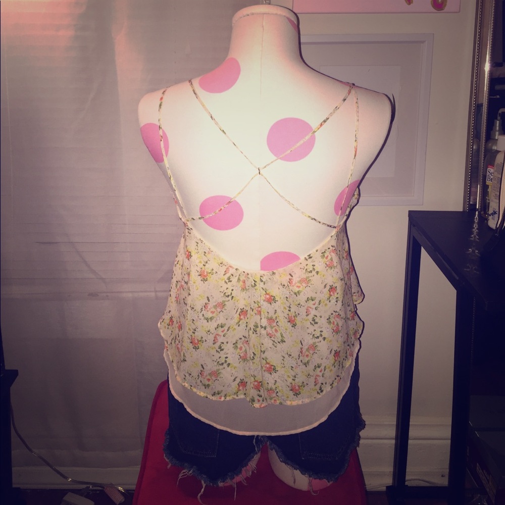 Strappy back tank