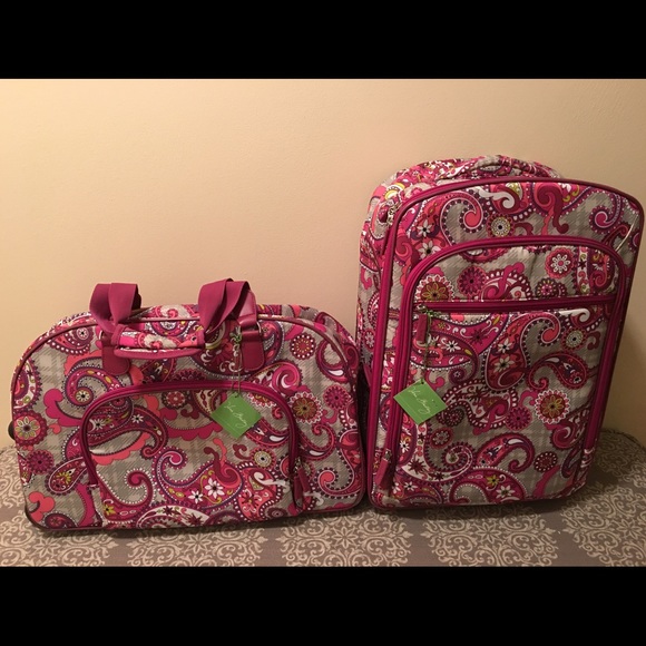2 Vera Bradley rolling carry ons