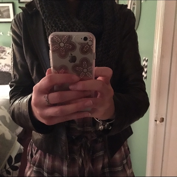 JouJou Faux Leather Jacket Size Juniors M