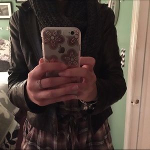 JouJou Faux Leather Jacket Size Juniors M