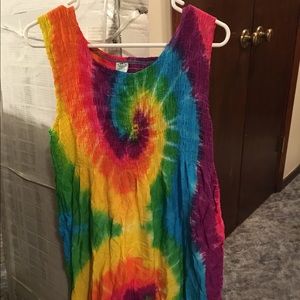 Tie dyed dress