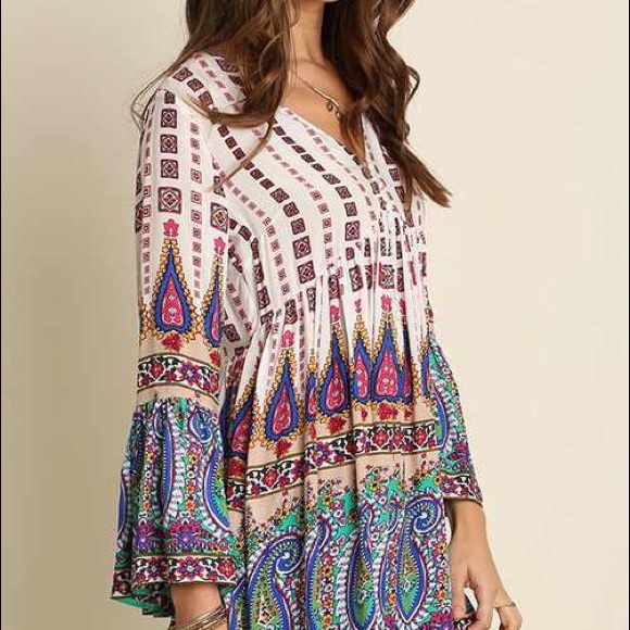 Gorgeous🌿 Field of Dreams Tunic Dress - Picture 3 of 4