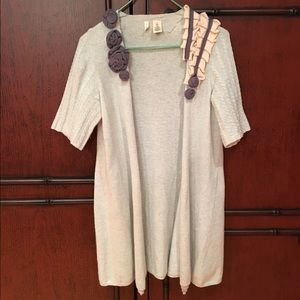 Anthropolgie sweater with Rosettes - Moth