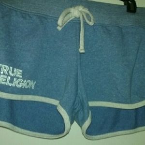 True religion blue shorts M/L