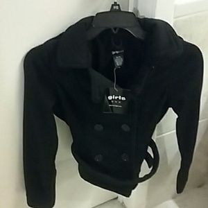 Black small new coat