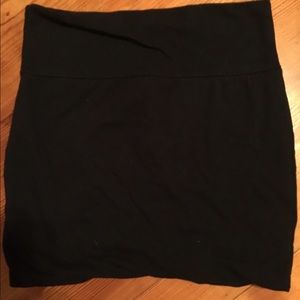 Charlotte Russe Skirt - Black - Mini - stretch