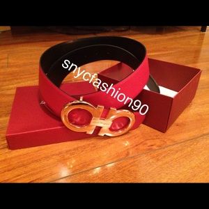 Authentic New Salvatore Ferragamo Belt reversible