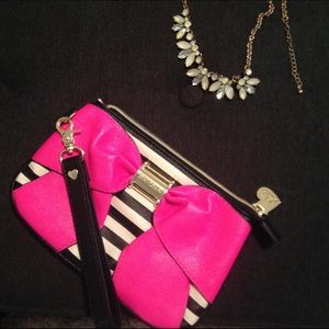 Betsey Johnson large wristlet