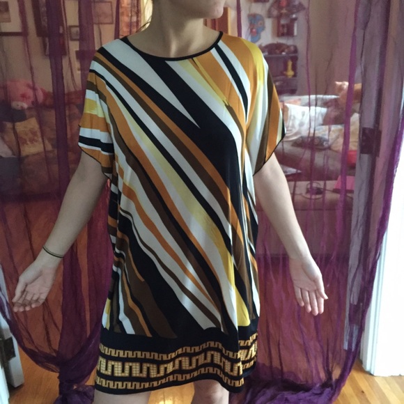 Earth Colors Mini Flowy Dress