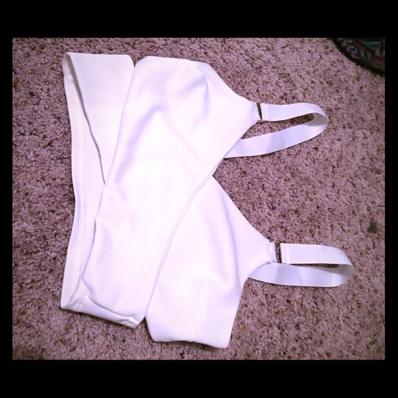 White crop top