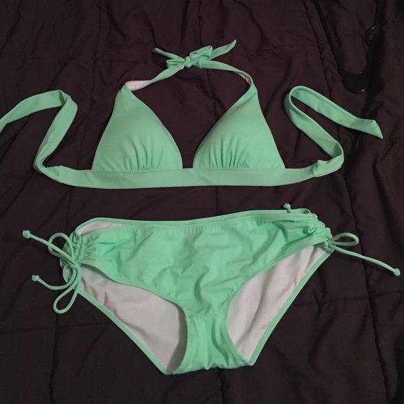 NWOT Victoria's Secret push up halter suit
