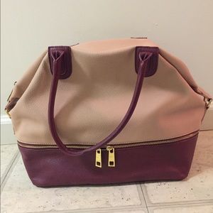 Asos Burgundy and Blush bag