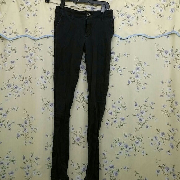 Dark gray skinny pants
