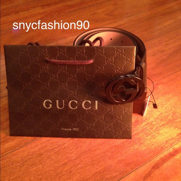 Authentic New GG Imprime belt with interlocking G. - Picture 1 of 4