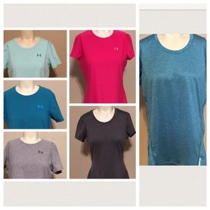 6 workout shirts! 💪🏼 5 Under Armour + 1 Reebok