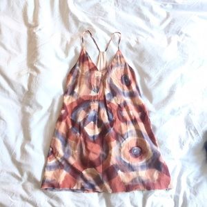 Alice + Olivia for Scoop Tie Dye Silk Dress
