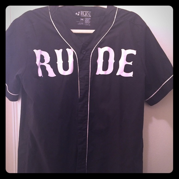 RUDE baseball jersey