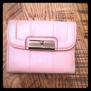 Coach Kristin light pink Leather Wallet