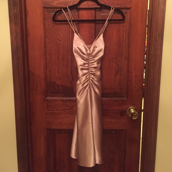 Jessica McClintock Gold Dress