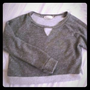 Crop top sweatshirt
