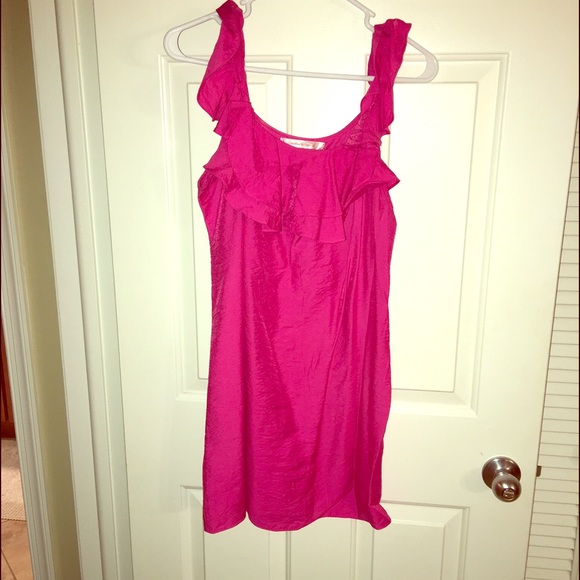Hot pink dress