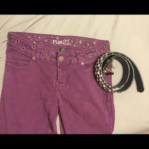 Rue 21 pants Hot Topic belt