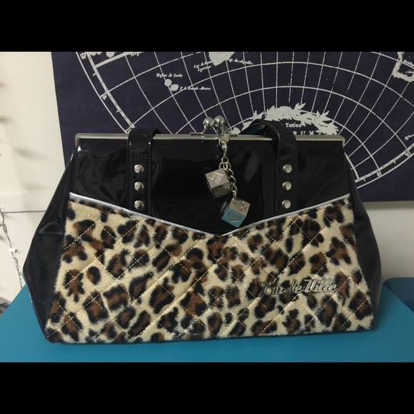 Lux De Ville Cheetah Print Purse